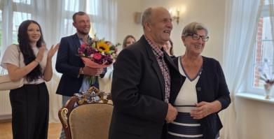 Złote Gody Państwa Danuty i Zbigniewa Kitów z Barwic
