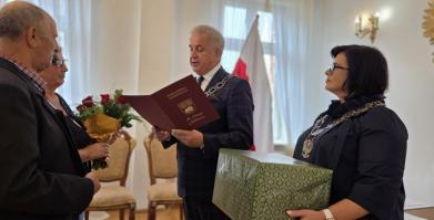 Złote Gody Państwa Danuty i Zbigniewa Kitów z Barwic