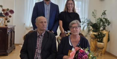 Złote Gody Państwa Danuty i Zbigniewa Kitów z Barwic