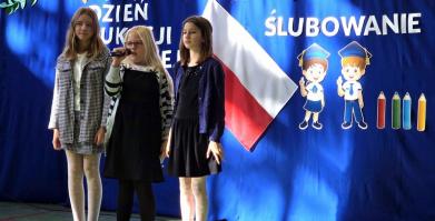 Ślubowanie kl. I i Dzień Edukacji Narodowej w Starym Chwalimiu