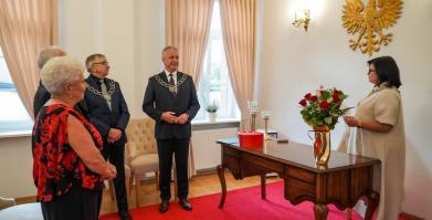Złote Gody Państwa Elżbiety i Eugeniusza Płucienników z Barwic