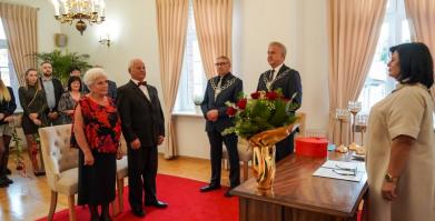 Złote Gody Państwa Elżbiety i Eugeniusza Płucienników z Barwic