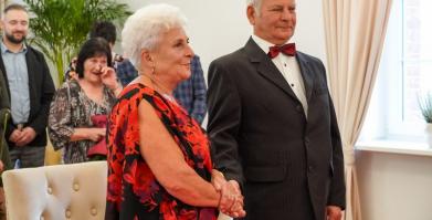 Złote Gody Państwa Elżbiety i Eugeniusza Płucienników z Barwic