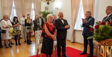 Złote Gody Państwa Elżbiety i Eugeniusza Płucienników z Barwic
