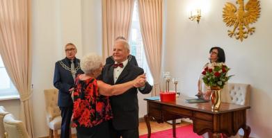 Złote Gody Państwa Elżbiety i Eugeniusza Płucienników z Barwic