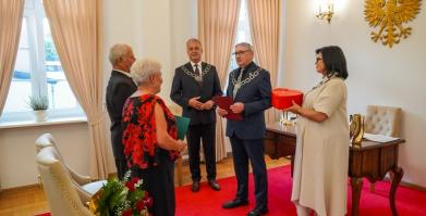 Złote Gody Państwa Elżbiety i Eugeniusza Płucienników z Barwic