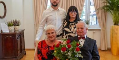 Złote Gody Państwa Elżbiety i Eugeniusza Płucienników z Barwic