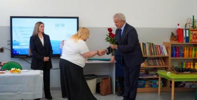 Pasowanie przedszkolaków w Szkole Podstawowej w Starym Chwalimiu