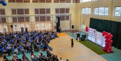 Spotkanie z sędzią Anną Marią Wesołowską w Barwicach i Starym Chwalimiu