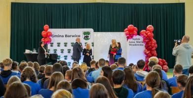 Spotkanie z sędzią Anną Marią Wesołowską w Barwicach i Starym Chwalimiu