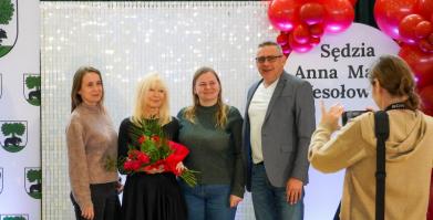 Spotkanie z sędzią Anną Marią Wesołowską w Barwicach i Starym Chwalimiu