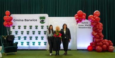 Spotkanie z sędzią Anną Marią Wesołowską w Barwicach i Starym Chwalimiu