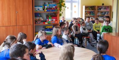 Spotkanie z sędzią Anną Marią Wesołowską w Barwicach i Starym Chwalimiu