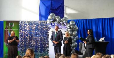 Spotkanie z sędzią Anną Marią Wesołowską w Barwicach i Starym Chwalimiu