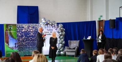 Spotkanie z sędzią Anną Marią Wesołowską w Barwicach i Starym Chwalimiu
