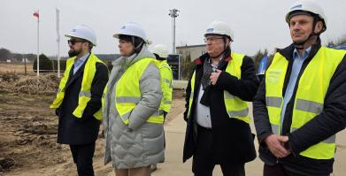 Wiecha na budowie SIM w Barwicach