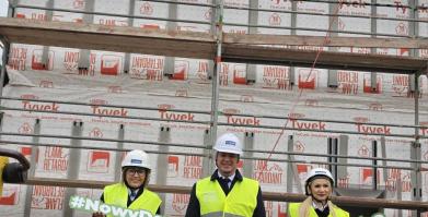 Wiecha na budowie SIM w Barwicach