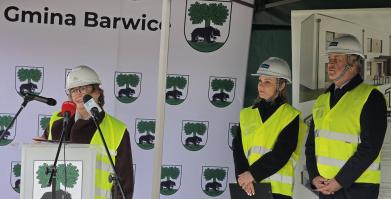 Wiecha na budowie SIM w Barwicach