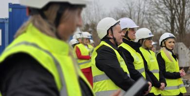 Wiecha na budowie SIM w Barwicach