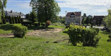 Prace na Placu Mickiewicza w Barwicach