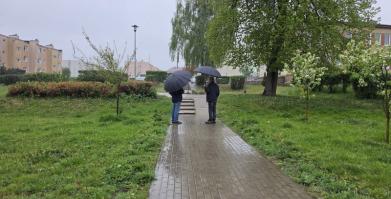 Plac A. Mickiewicza w Barwicach