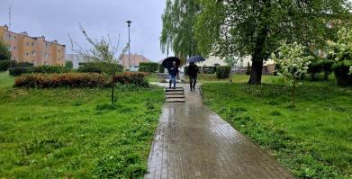 Plac A. Mickiewicza w Barwicach