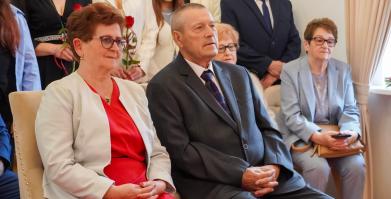 Złote Gody Państwa Bożeny i Mariana Łobodów z Barwic