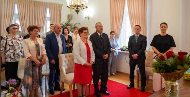 Złote Gody Państwa Bożeny i Mariana Łobodów z Barwic