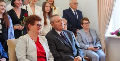Złote Gody Państwa Bożeny i Mariana Łobodów z Barwic
