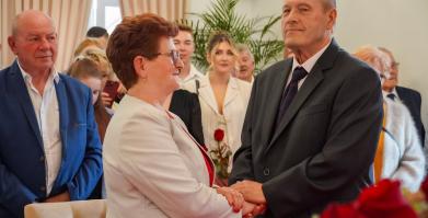 Złote Gody Państwa Bożeny i Mariana Łobodów z Barwic