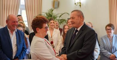 Złote Gody Państwa Bożeny i Mariana Łobodów z Barwic