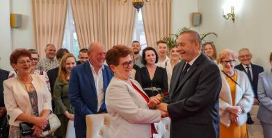 Złote Gody Państwa Bożeny i Mariana Łobodów z Barwic