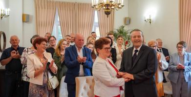 Złote Gody Państwa Bożeny i Mariana Łobodów z Barwic