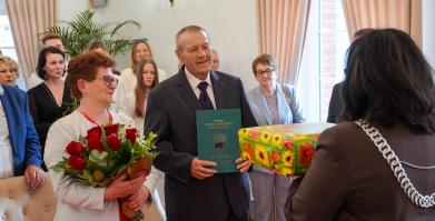 Złote Gody Państwa Bożeny i Mariana Łobodów z Barwic