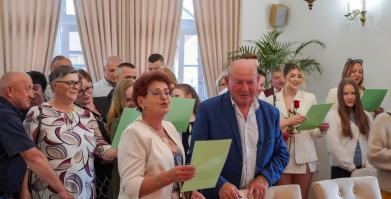 Złote Gody Państwa Bożeny i Mariana Łobodów z Barwic