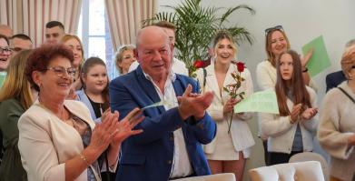 Złote Gody Państwa Bożeny i Mariana Łobodów z Barwic