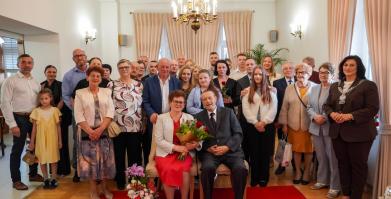 Złote Gody Państwa Bożeny i Mariana Łobodów z Barwic