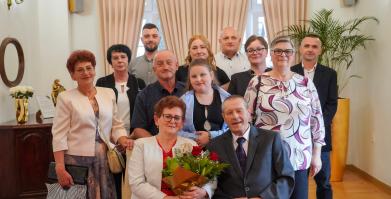 Złote Gody Państwa Bożeny i Mariana Łobodów z Barwic
