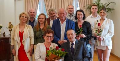 Złote Gody Państwa Bożeny i Mariana Łobodów z Barwic