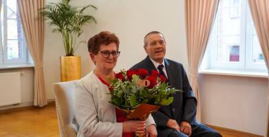 Złote Gody Państwa Bożeny i Mariana Łobodów z Barwic