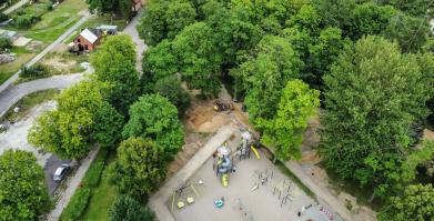 Park Miejski w Barwicach zmienia swoje oblicze