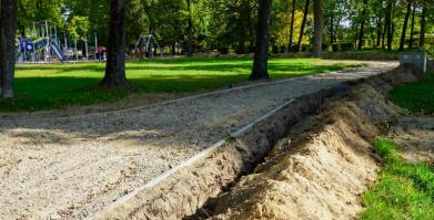 Park Miejski w Barwicach zmienia swoje oblicze