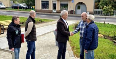 Odbiór inwestycji na Placu Mickiewicza w Barwicach