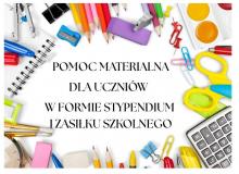 POMOC MATERIALNA DLA UCZNIÓW