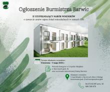 II UZUPEŁNIAJĄCY NABÓR WNIOSKÓW - o zawarcie umów najmu lokali mieszkalnych w ramach SIM