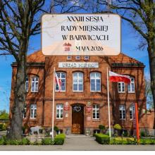 na zdjęciu budynek Urzędu Miejskiego w Barwicach
