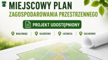 mapa na stole i napis Miejscowy plan zagospodarowania  przestrzennego