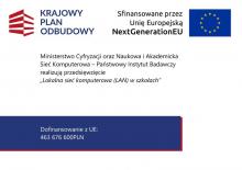 Tablica informacyjna projektu MODLAN