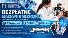 Bezpłatne badanie wzroku w Barwicach