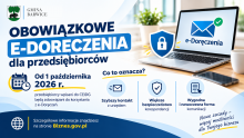 Obowiązkowe e-Doręczenia dla przedsiębiorców od 1 października 2026 r.